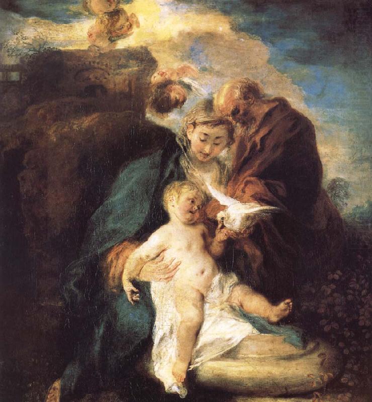 The rest in the flight to Egypt, Jean antoine Watteau